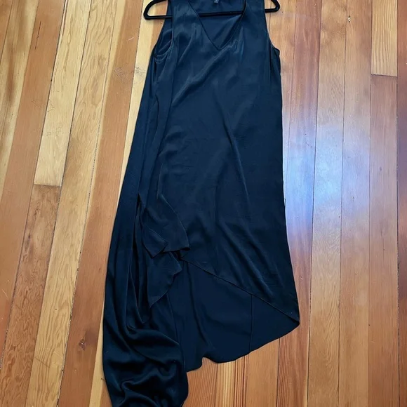 BCBGMaxAzria Avery High Low Dress — Black - Picture 3 of 4